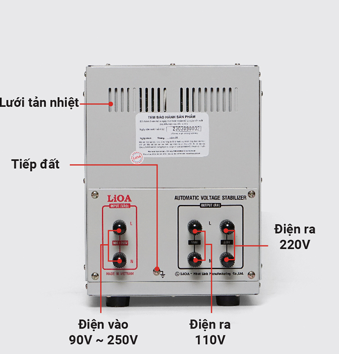 ỔN ÁP LIOA DRI 3KVA