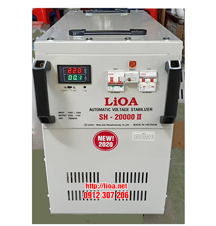 LIOA 20KVA DẢI 150V-250V