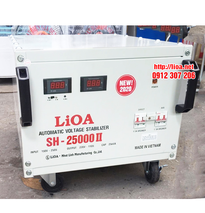 LiOA 25KVA Dải Thường 150V-250V