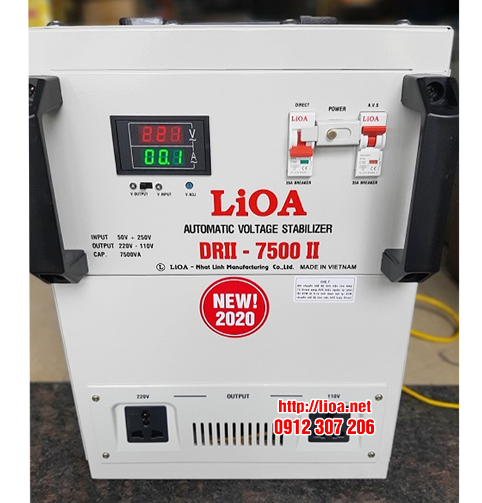 ỔN ÁP LIOA DRII 7,5KVA