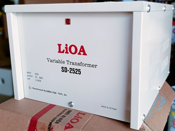 BIẾN ÁP VÔ CẤP 1 PHA 5,5KVA-25A