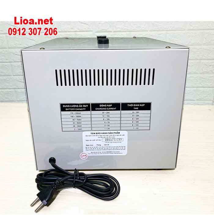 NẠP ẮC QUY LIOA BC50-30
