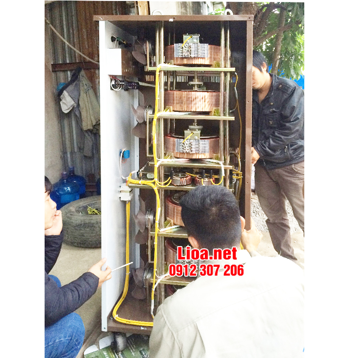 BIẾN ÁP VÔ CẤP LIOA 3 PHA 66KVA-100A