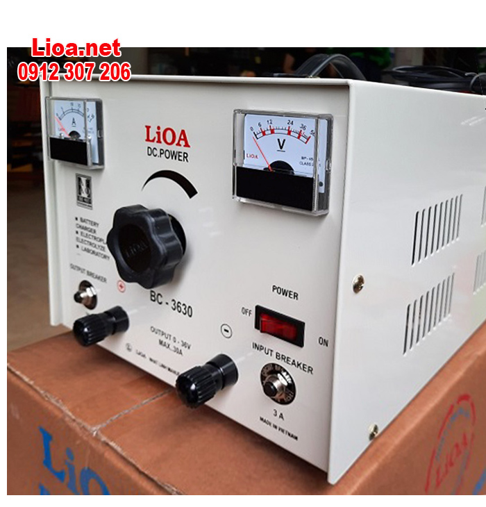 NẠP ẮC QUY LIOA BC36-30
