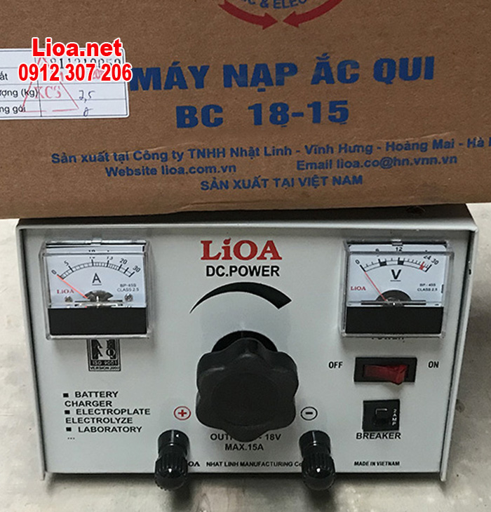 NẠP ẮC QUY LIOA BC1815