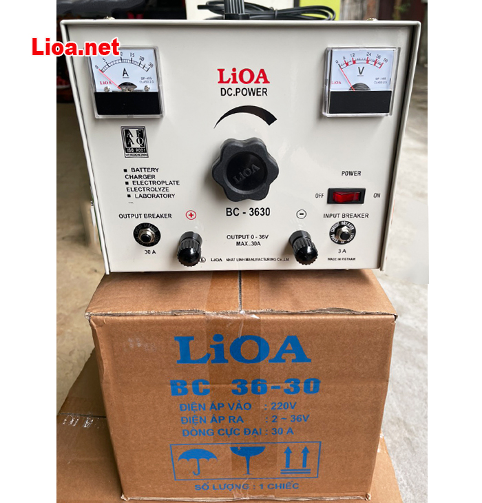 NẠP ẮC QUY LIOA BC36-30