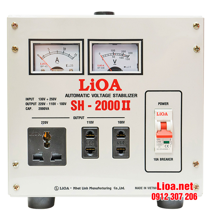 ỔN ÁP 2KVA LIOA SH-2000