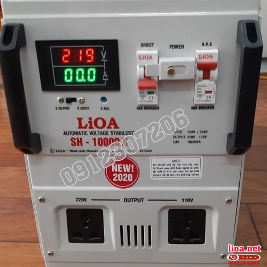 Ổn áp lioa 10kva 2025 thế hệ mới nhất