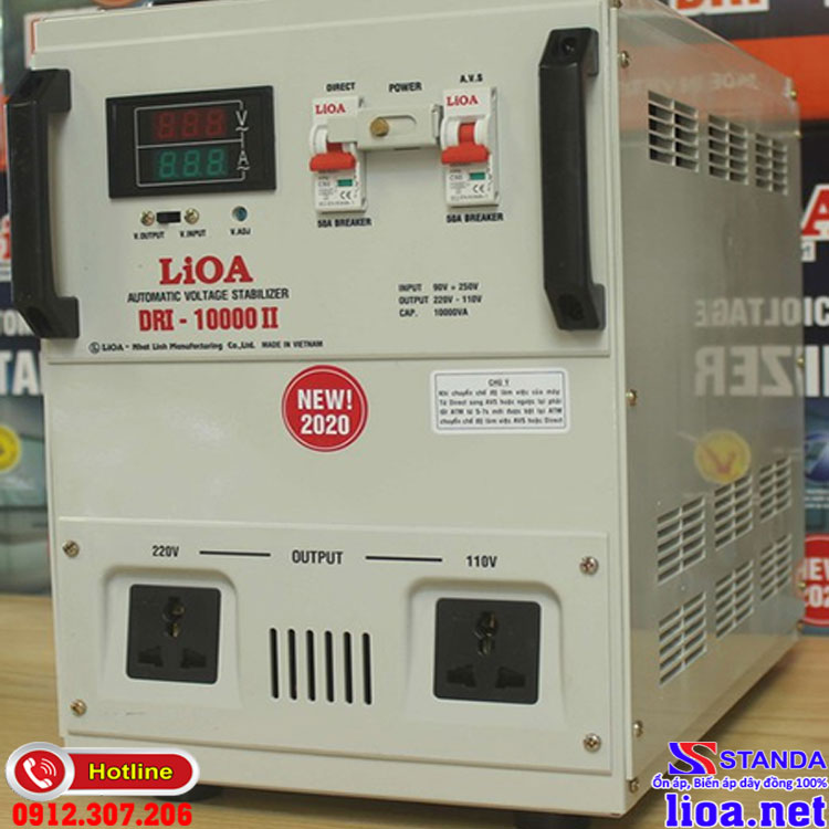 Ổn Áp LIOA 10KVA Dải 90V