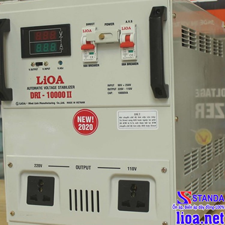 Ổn áp LIOA 10kva dải 50V
