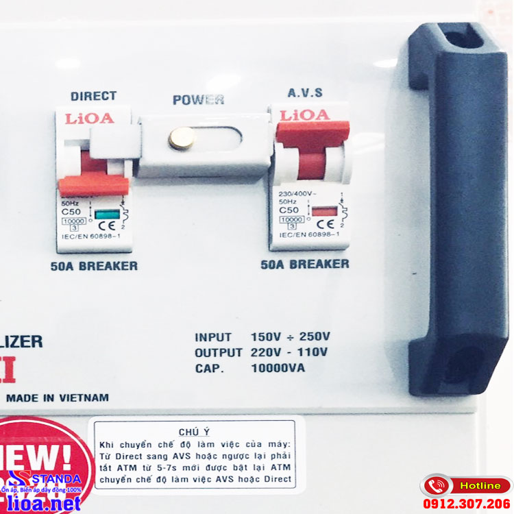 Tại sao nên lựa chọn ổn áp Lioa 10KVA dây đồng?