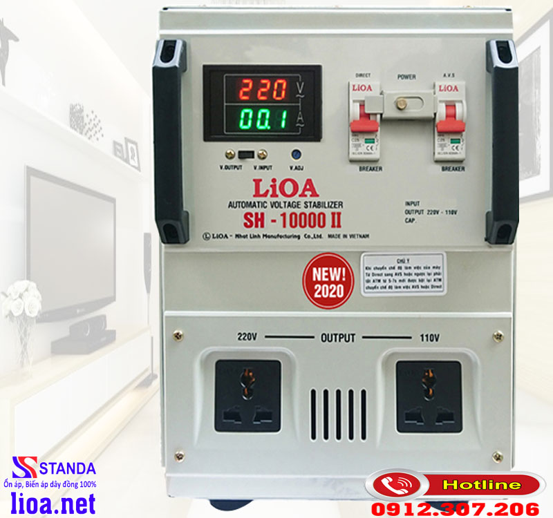 Ổn áp LIOA 10kva tiêu thụ bao nhiêu điện?