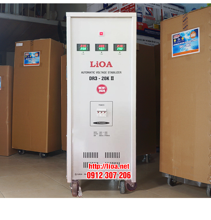 Ổn Áp LiOA 20kVA Dải 160V-430V
