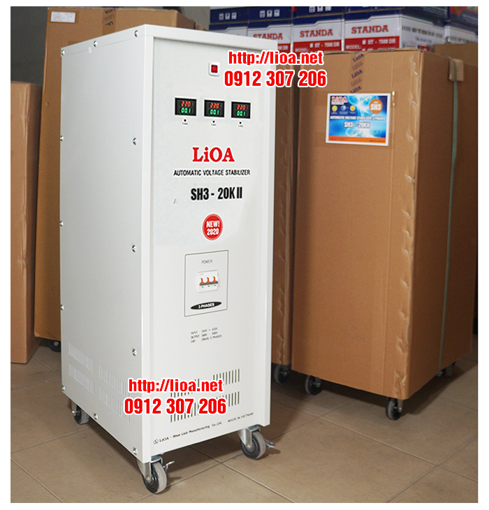 Ổn Áp LiOA 20KVA Dải 260V-430V