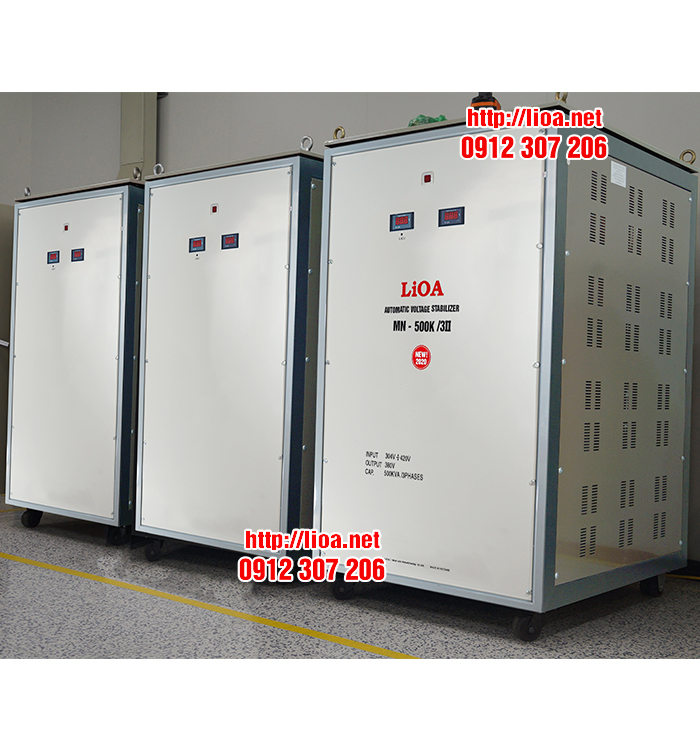 Ổn Áp LiOA 500kVA 3 Pha NM