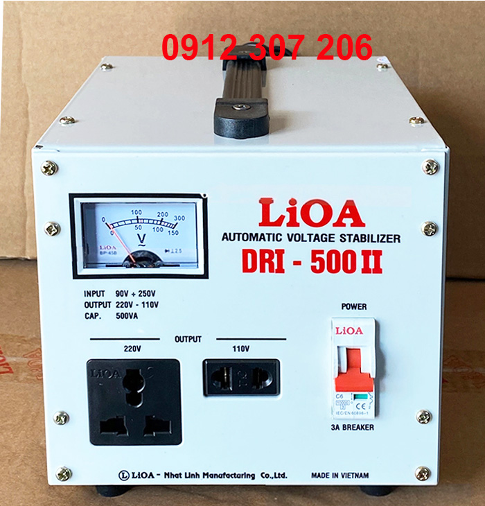 Ổn Áp Lioa 500VA DRI-500