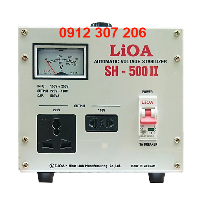 Ổn Áp Lioa 500VA SH-500