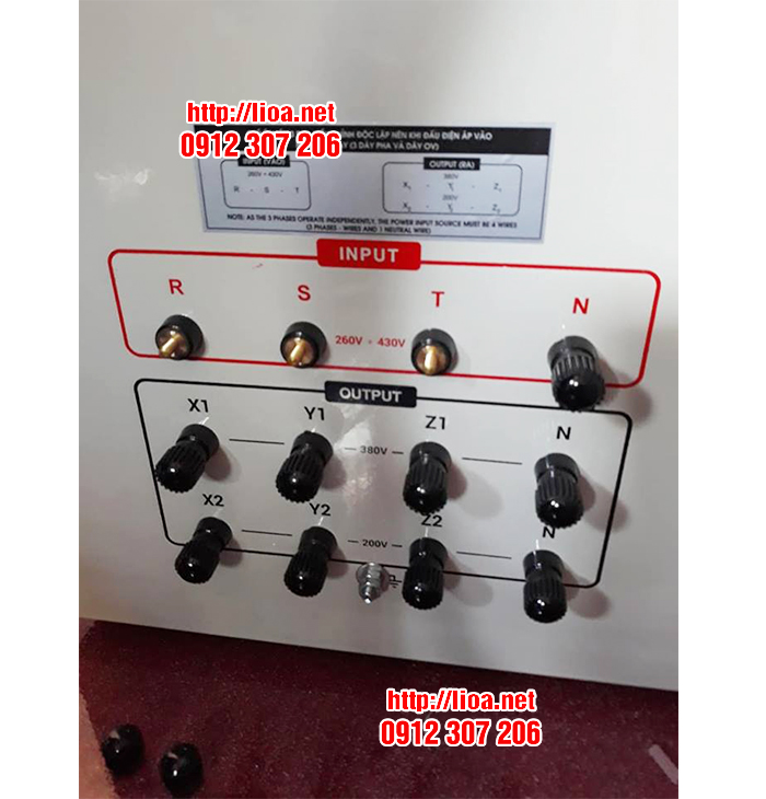 Ổn Áp LiOA 6kVA 3 Pha SH3