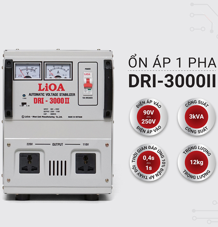 ỔN ÁP LIOA DRI 3KVA