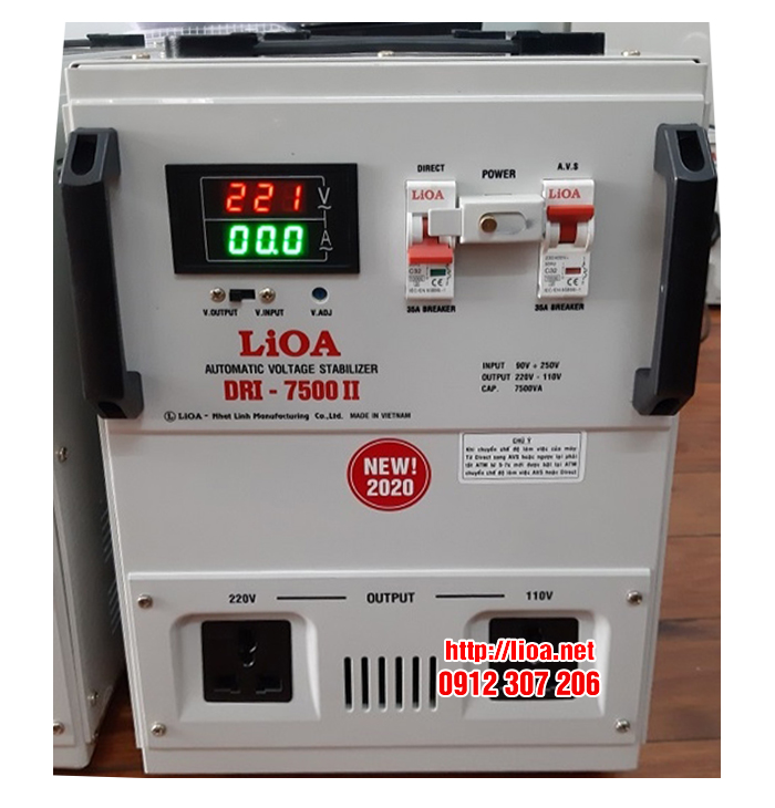 ỔN ÁP LIOA DRI 7.5KVA