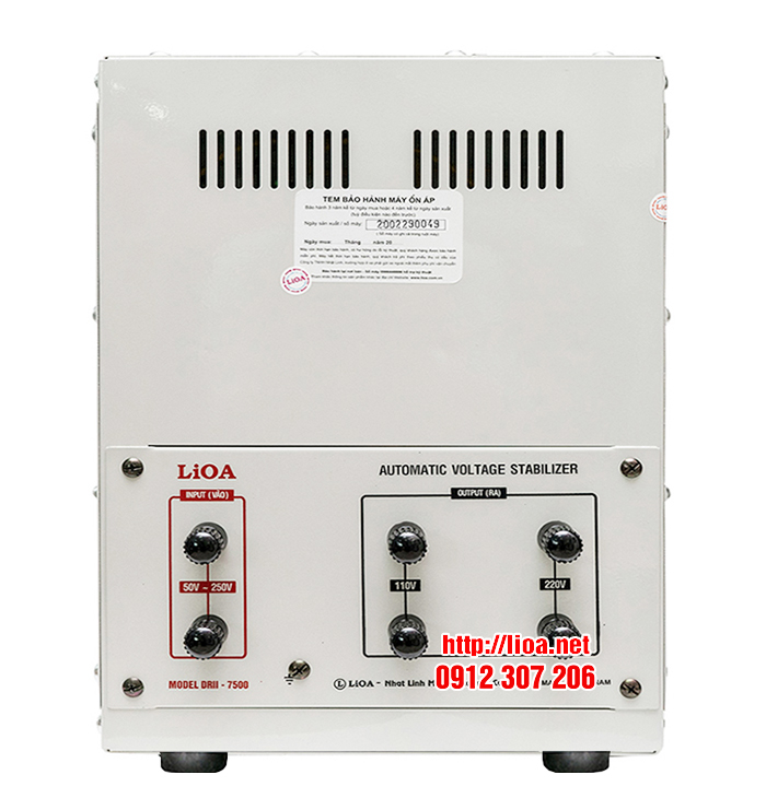 ỔN ÁP LIOA DRII 7,5KVA