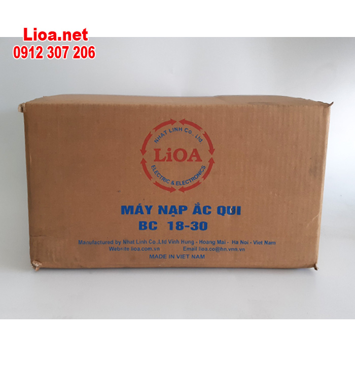 NẠP ẮC QUY LIOA BC18-30