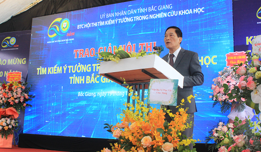 Sở Khoa học và Công nghệ tỉnh Bắc Giang kỷ niệm 60 năm ngày thành lập (19/10/1961-19/10/2021) và Khai trương sàn giao dịch công nghệ và thiết bị trực tuyến