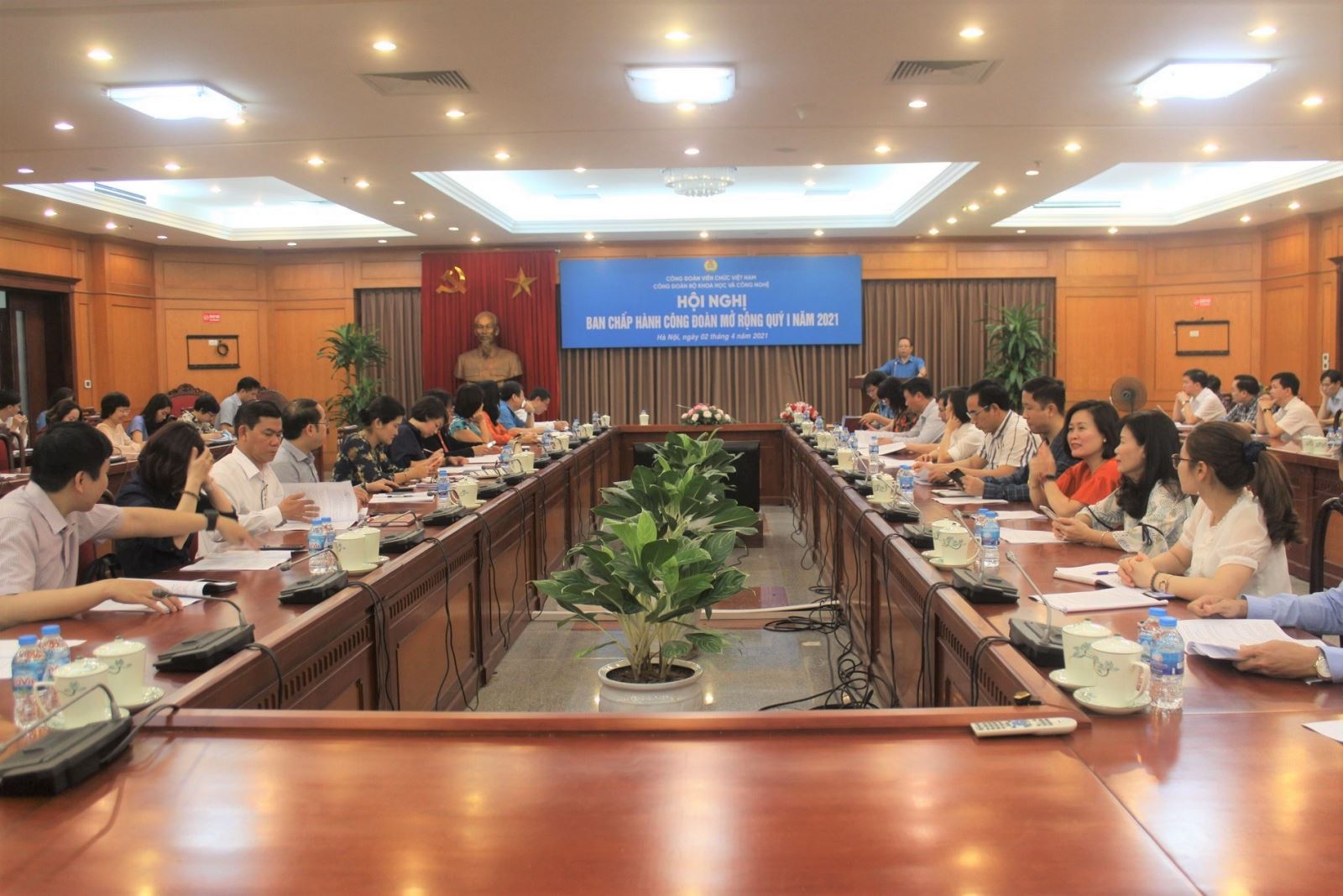 Hội nghị Ban chấp hành Công đoàn Bộ Khoa học và Công nghệ mở rộng quý I năm 2021