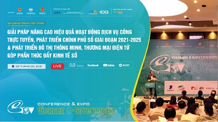 Giải pháp nâng cao hiệu quả hoạt động dịch vụ công trực truyến, phát triển chính phủ số
