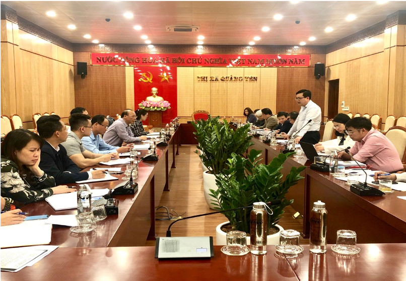 Viện nghiên cứu và Phát triển Vùng cùng Sở KH&CN Quảng Ninh làm việc với thị xã Quảng Yên và thành phố Hạ Long