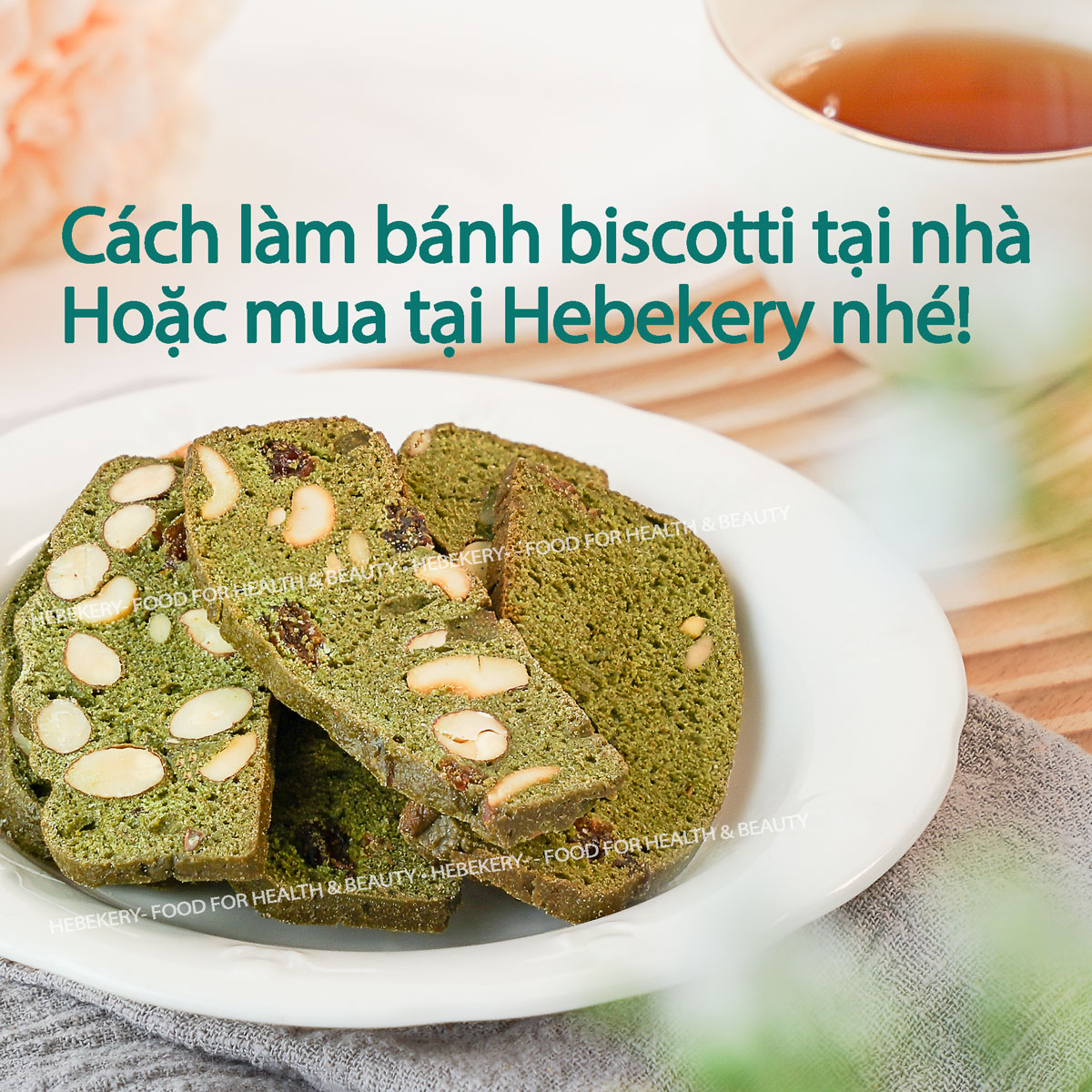 Cách làm bánh biscotti cực dễ tại nhà. Hoặc mua tại Hebekery nhé!