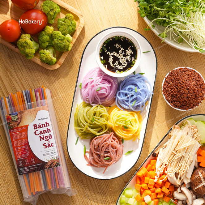 Mì Chũ Rau Củ Tự Nhiên 5 Vị - Mì Chũ Ngũ Sắc Ăn Kiêng Healthy HeBekery ...
