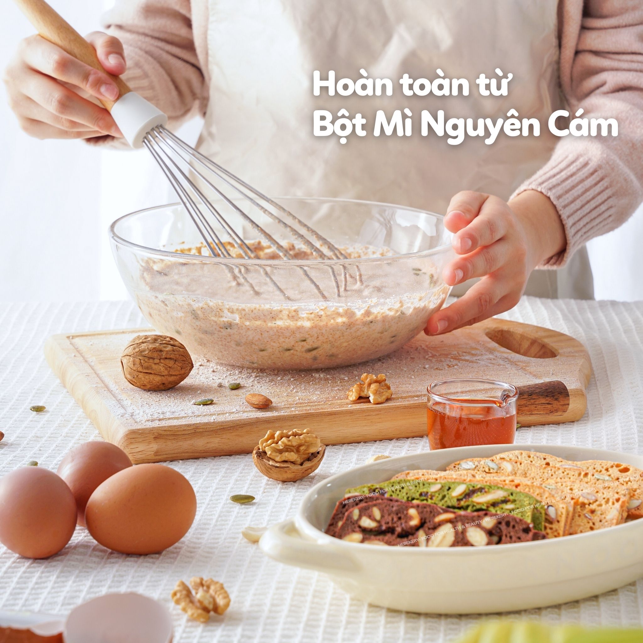 Bánh biscotti có lượng calo khác nhau tùy thuộc nguyên liệu làm bánh
