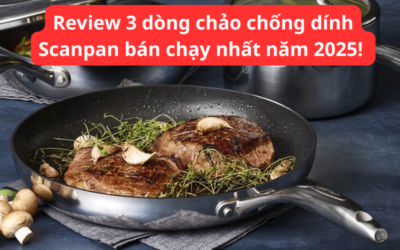 Review 3 dòng chảo chống dính Scanpan bán chạy nhất năm 2025!