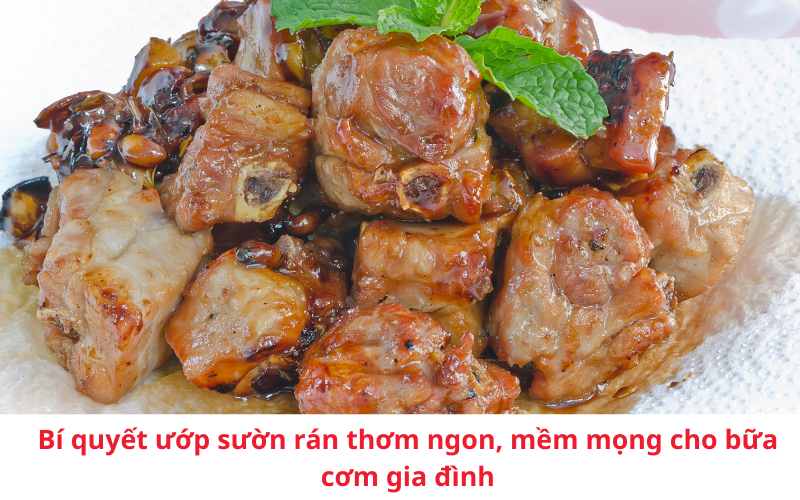 Bí quyết ướp sườn rán thơm ngon, mềm mọng cho bữa cơm gia đình