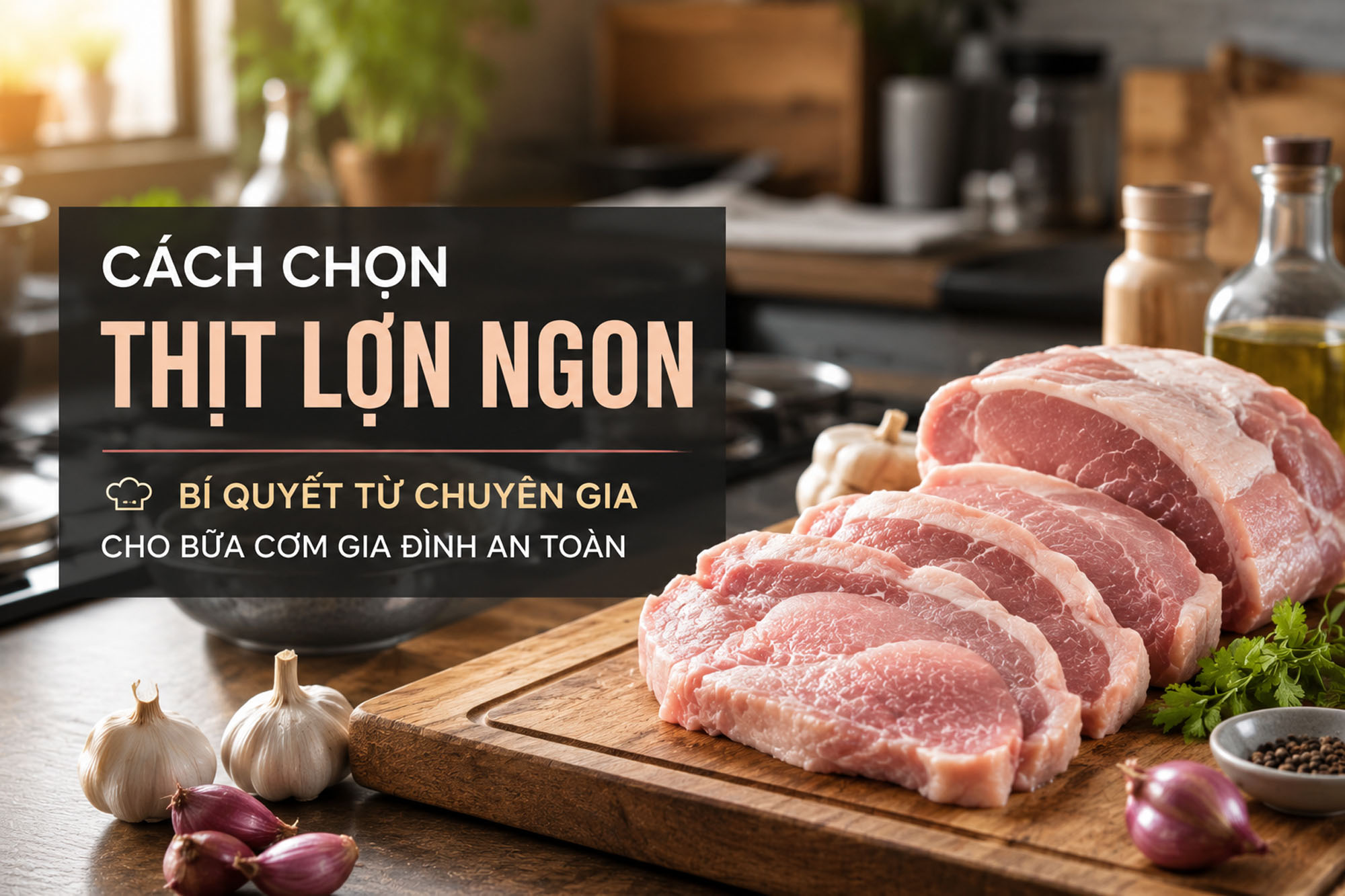 Cách chọn thịt lợn ngon: Bí quyết từ chuyên gia cho bữa cơm gia đình an toàn