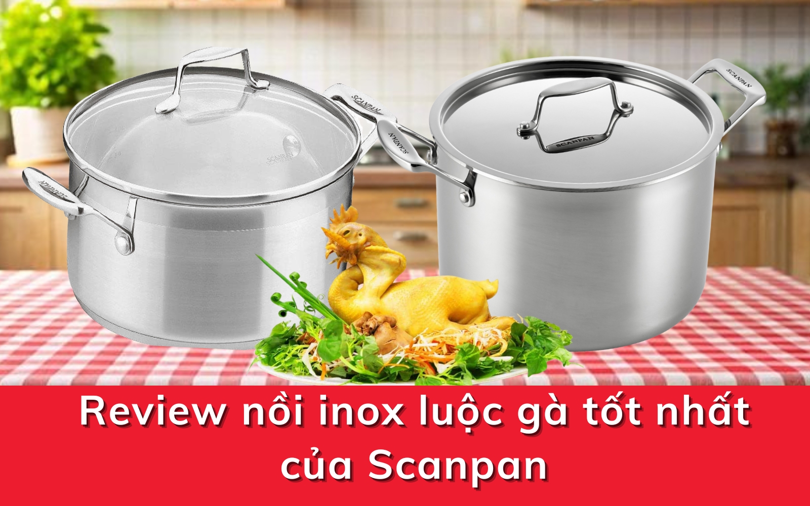Review nồi inox luộc gà tốt nhất của Scanpan