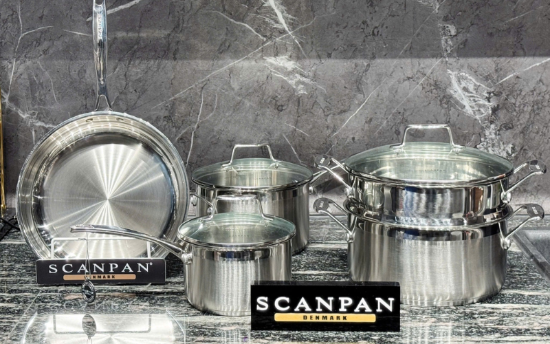 Bộ nồi chảo inox cho bếp từ cao cấp, tốt nhất 2025