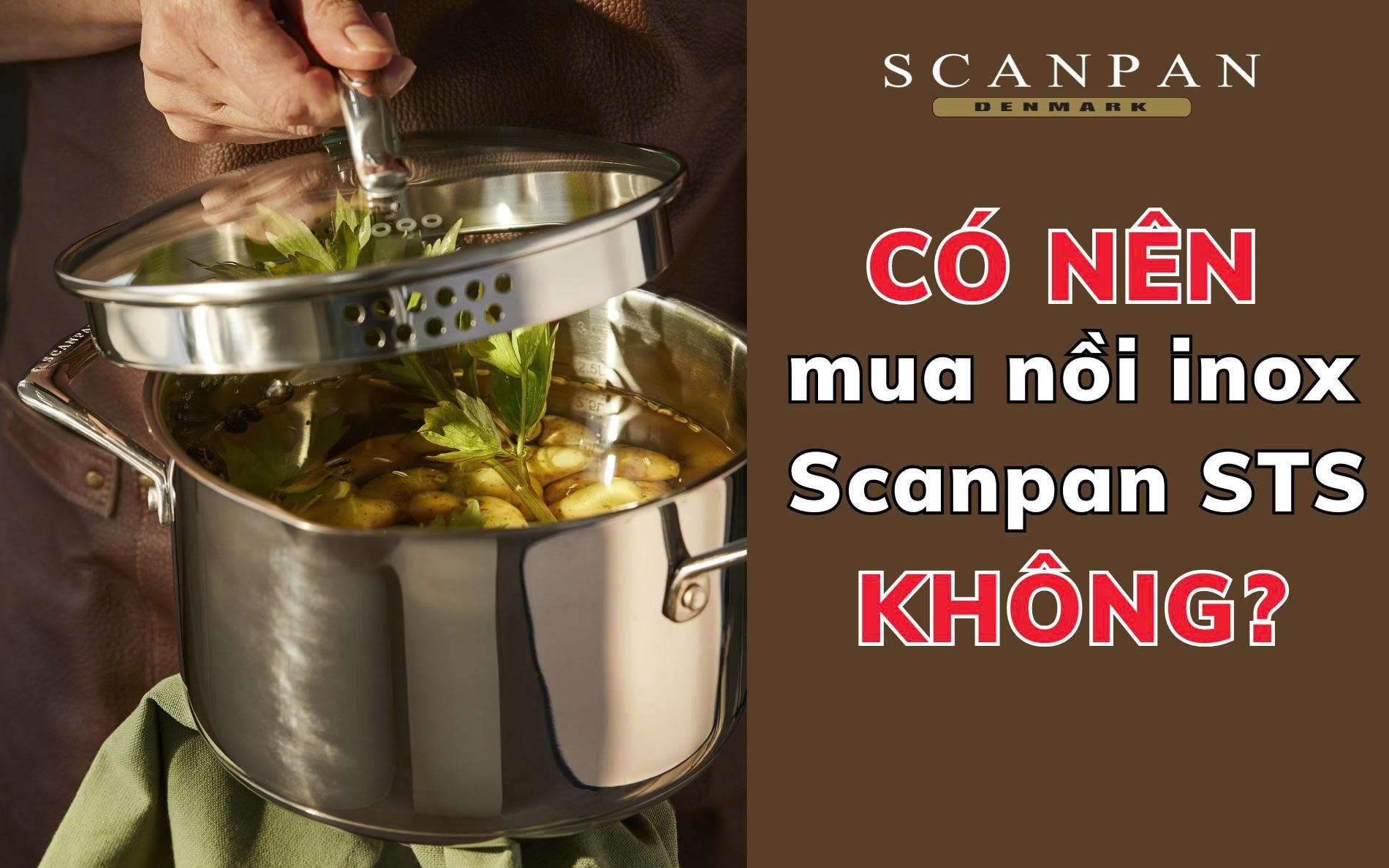 Có nên mua nồi inox Scanpan STS không?