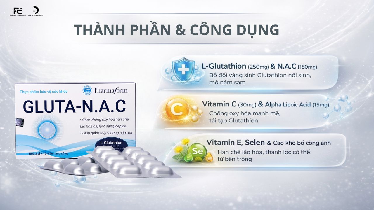 tác dụng glutathione Glutathione Là Chất Gì? Có Công Dụng Gì Cho Da main image 0