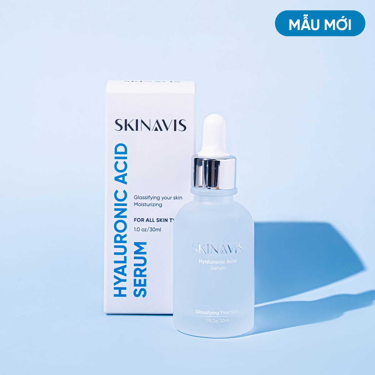 SKINAVIS HYALURONIC ACID SERUM: Cấp Ẩm Đa Tầng, Phục Hồi & Làm Dịu Làn Da Khô, Nhạy Cảm