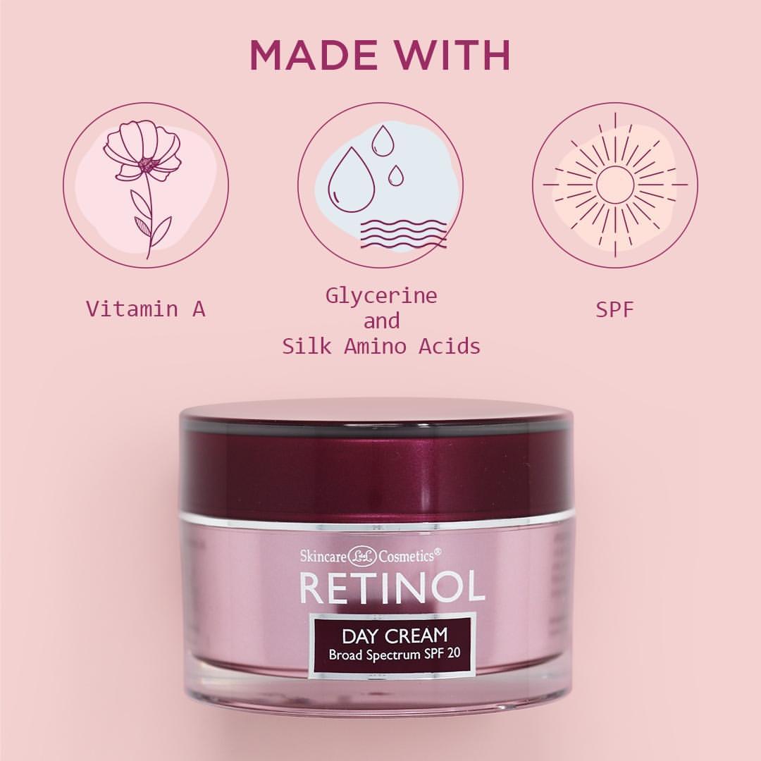 HCPHARMACY DAY CREAM BROAD SPECTRUM SPF 20 / KEM DƯỠNG NGÀY RETINOL SPF 20 