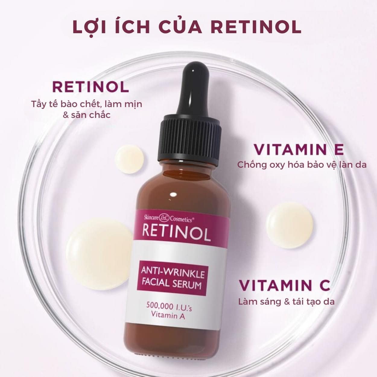 HCPHARMACY ANTI-WRINKLE CIAL SERUM / SERUM HỖ TRỢ SẢN SINH COLAGEN ĐỂ TĂNG ĐỘ SĂN CHẮC, LÀM CHẬM QUÁ TRÌNH LÃO HOÁ 