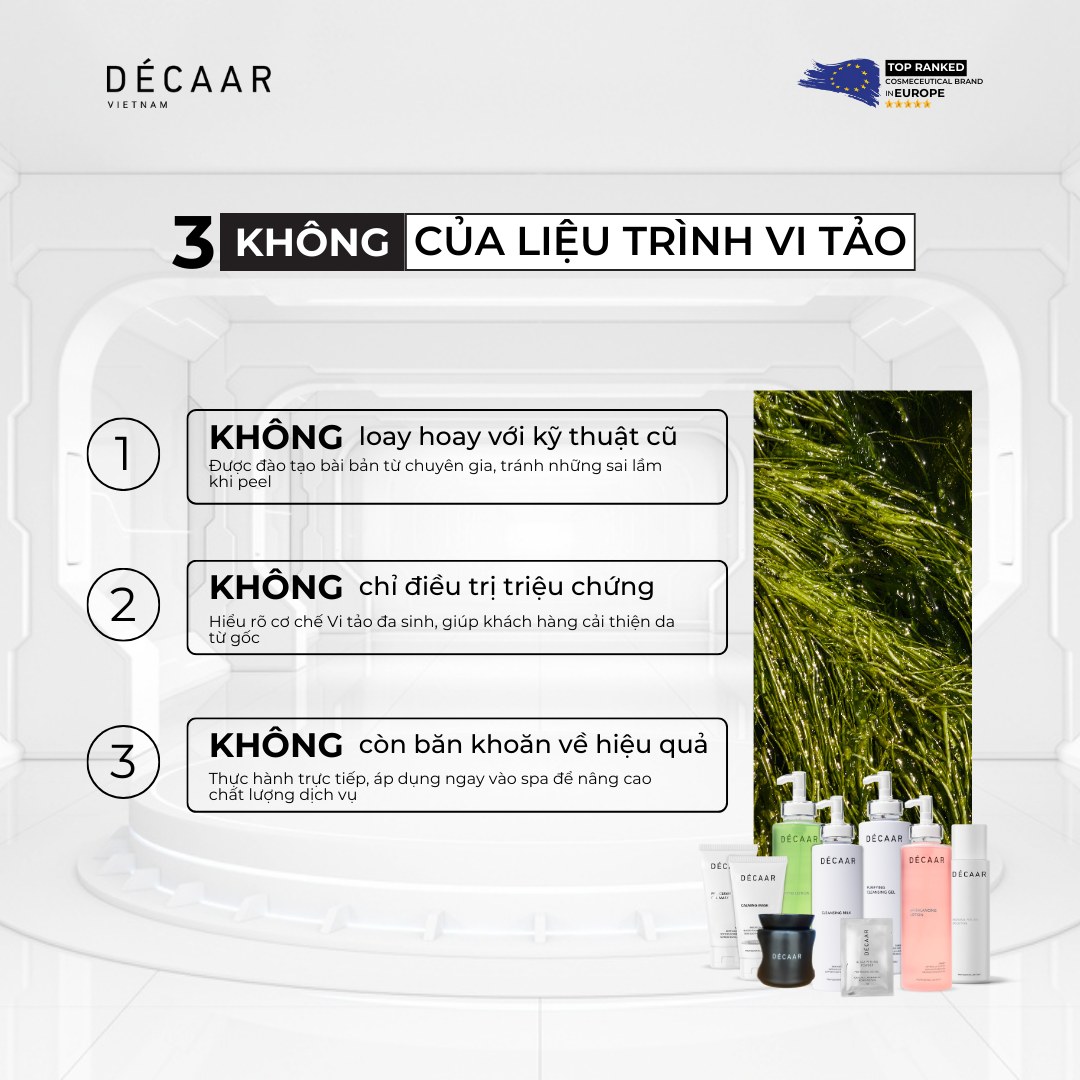DECAAR ALGAE PEELING REGIMEN: Vi Tảo Sinh Trị Liệu Gen