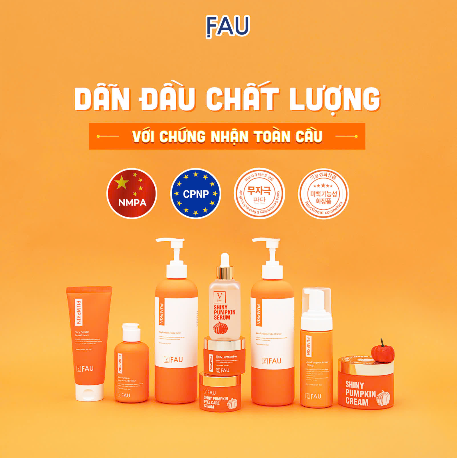 FAU SHINY PUMPKIN: Liệu Pháp Peel Enzyme Bí Đỏ Trẻ Hóa & Tái Tạo Cấu Trúc Da
