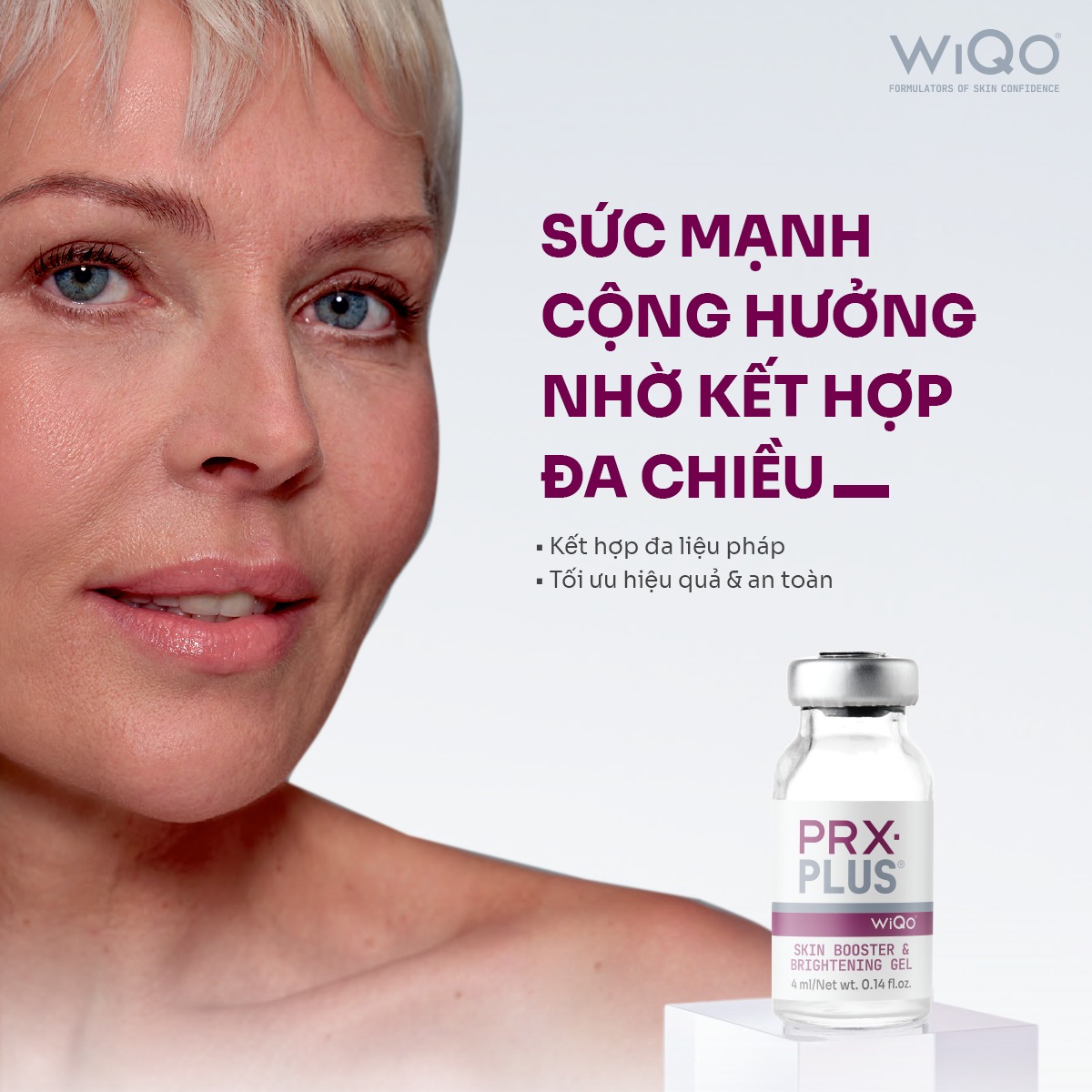 WiQo PRX-PLUS: Giải Pháp Trẻ Hoá Toàn Diện, Không Xâm Lấn