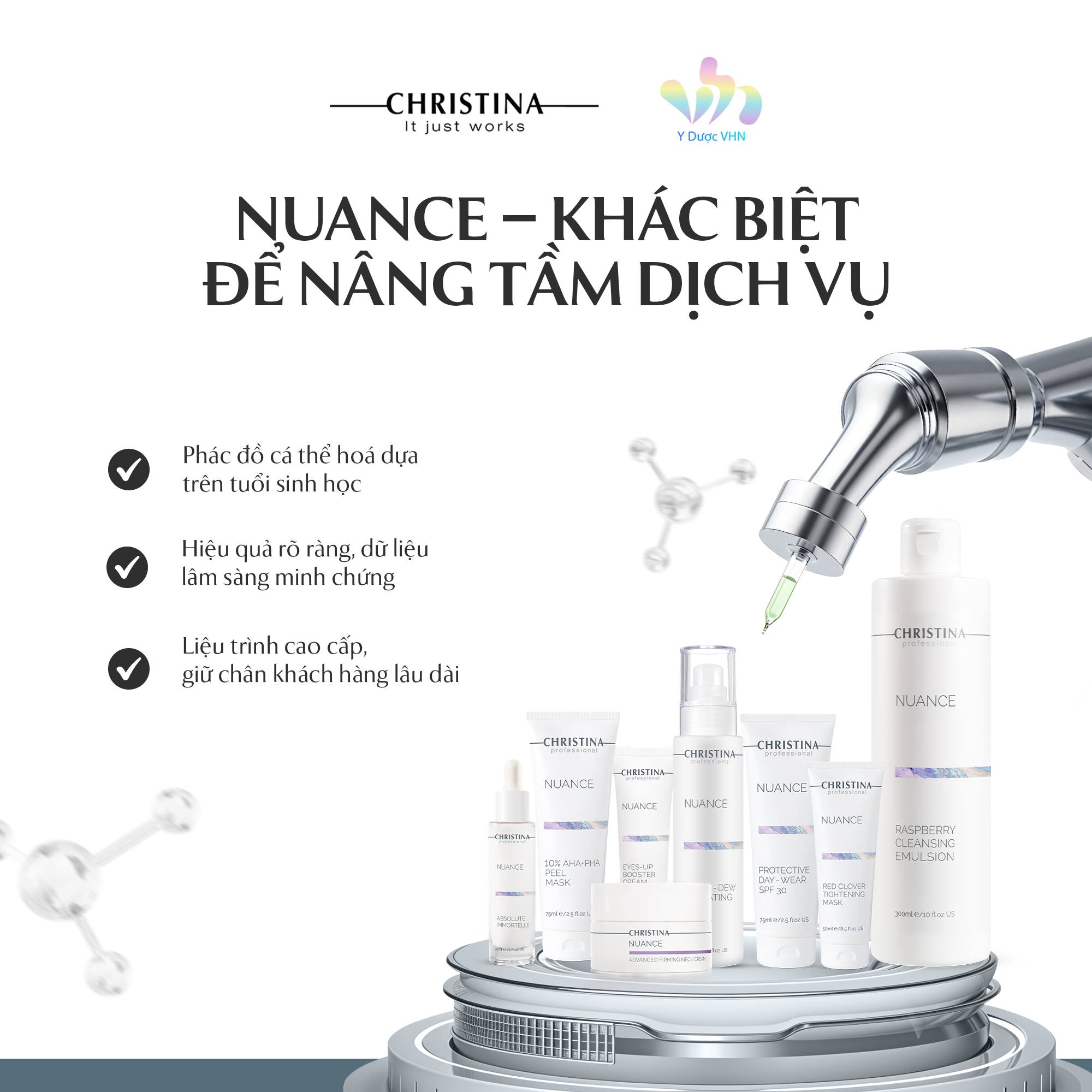 CHRISTINA NUANCE: Giải Pháp Trẻ Hóa Sinh Học Độc Quyền Tái Cấu Trúc ECM