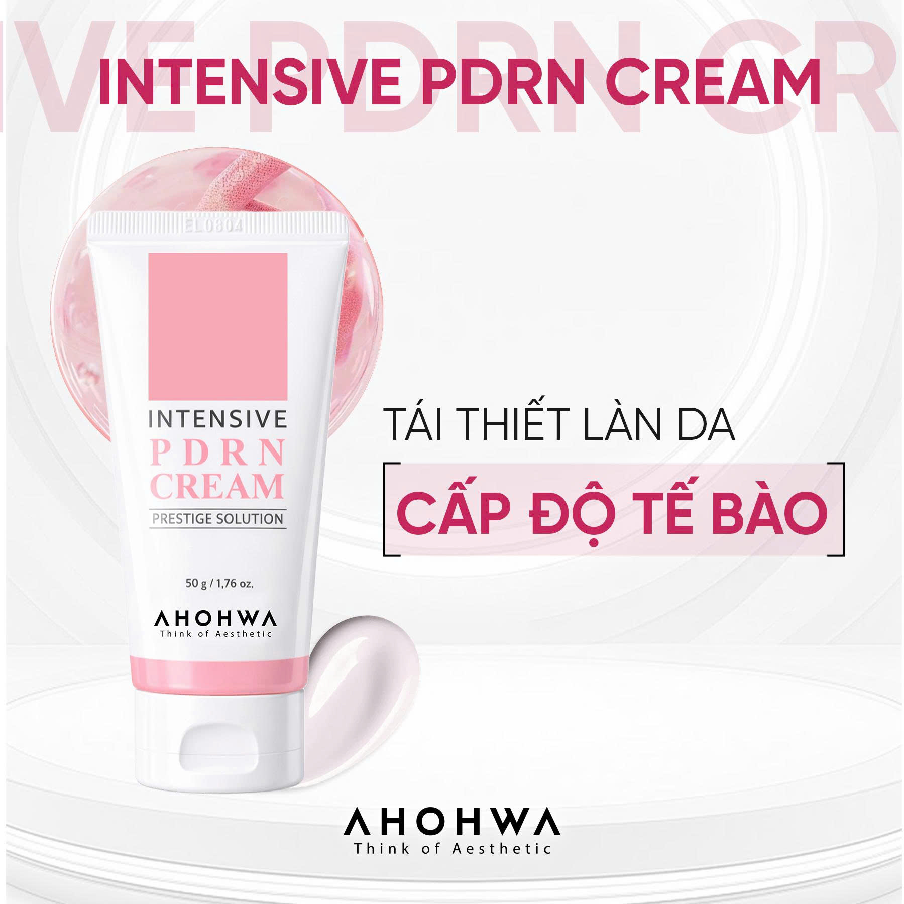 Ahohwa Intensive PDRN Cream – Kem Phục Hồi  Tái Thiết Làn Da Nguyên Bản Cấp Độ Tế Bào