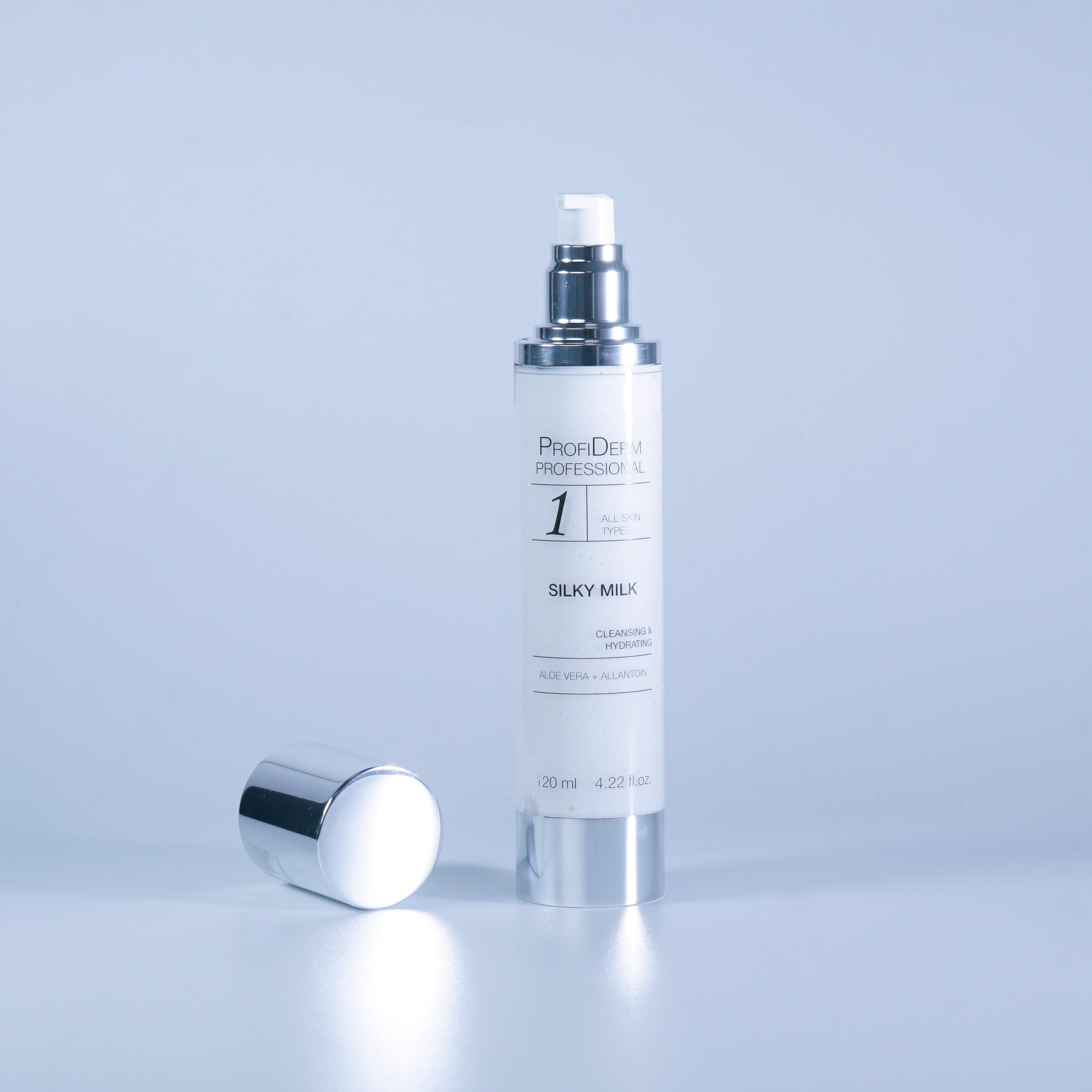 Profiderm Professional Silky Milk Refreshing Cleansing Milk: Sữa Rửa Mặt Kết Hợp Tẩy Trang 2 Trong 1 Cho Làn Da Mềm Mịn