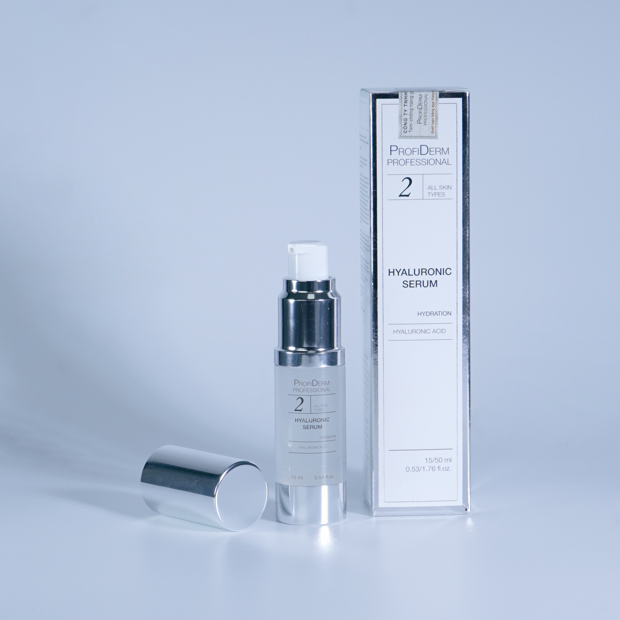 Profiderm Professional Hyaluronic Serum: Tinh Chất Cấp Ẩm Đa Tầng & Phục Hồi Da Chuyên Sâu